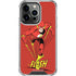 DC Comics The Flash Classic Action Pose Art iPhone 16 Pro Clear Case